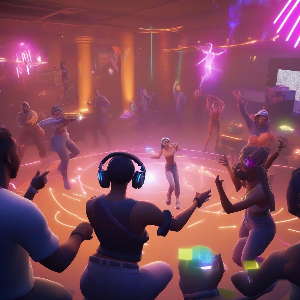 Fortnite Music Mode Interactive Elements