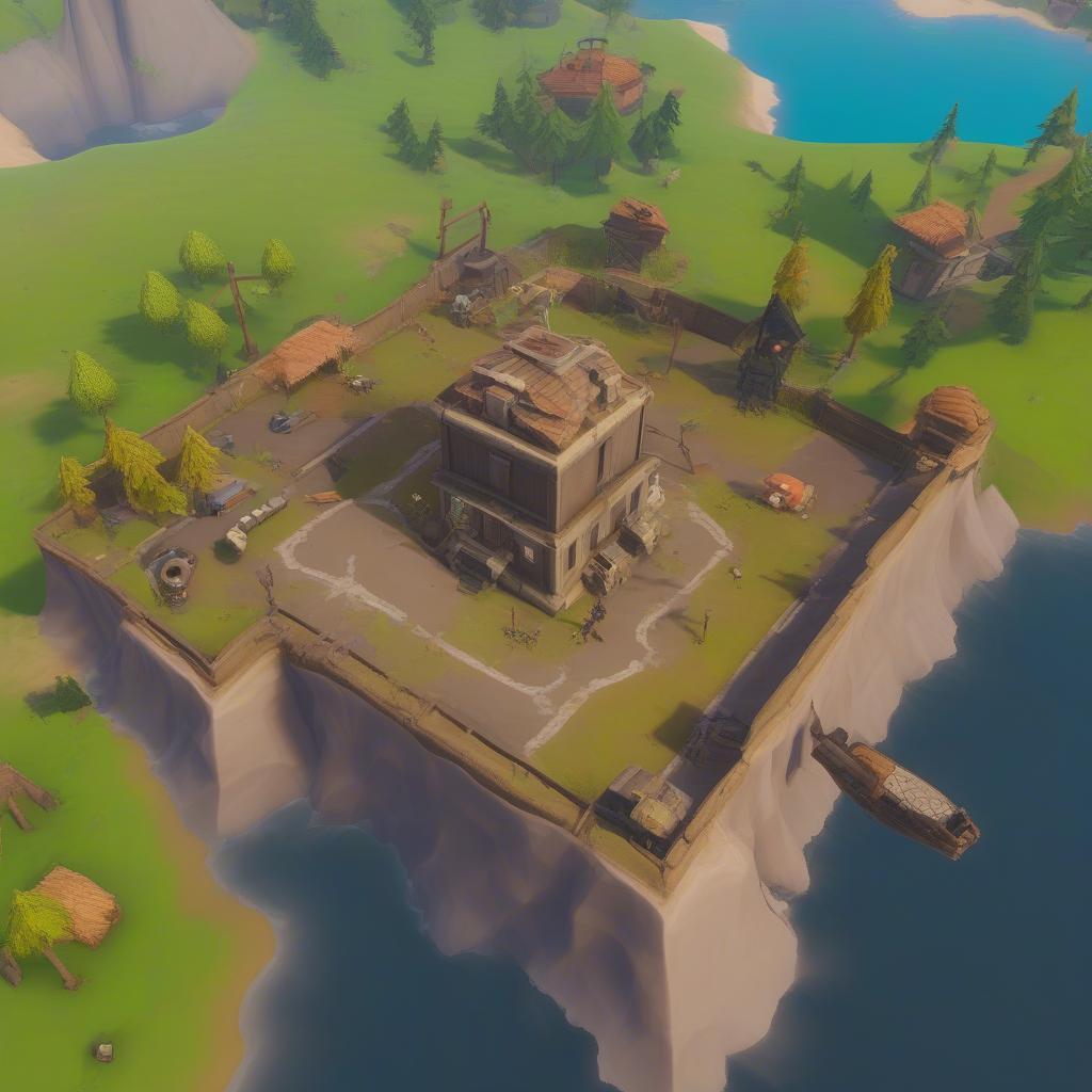 Mid-Game Positioning in Fortnite 50v50