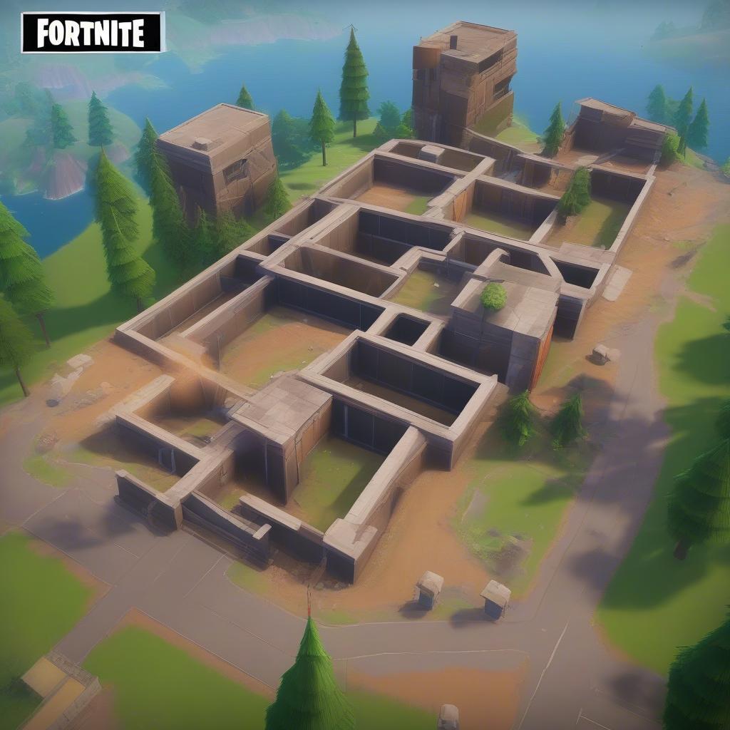 Fortnite Advanced Building: Wall Replace, Cone, 90-degree Turn