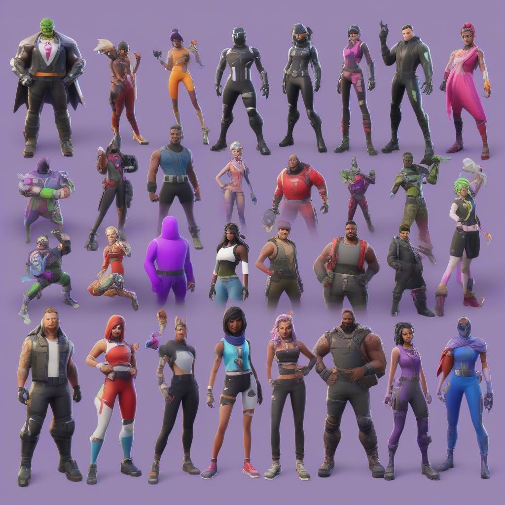 Fortnite Skin Variety Showcase