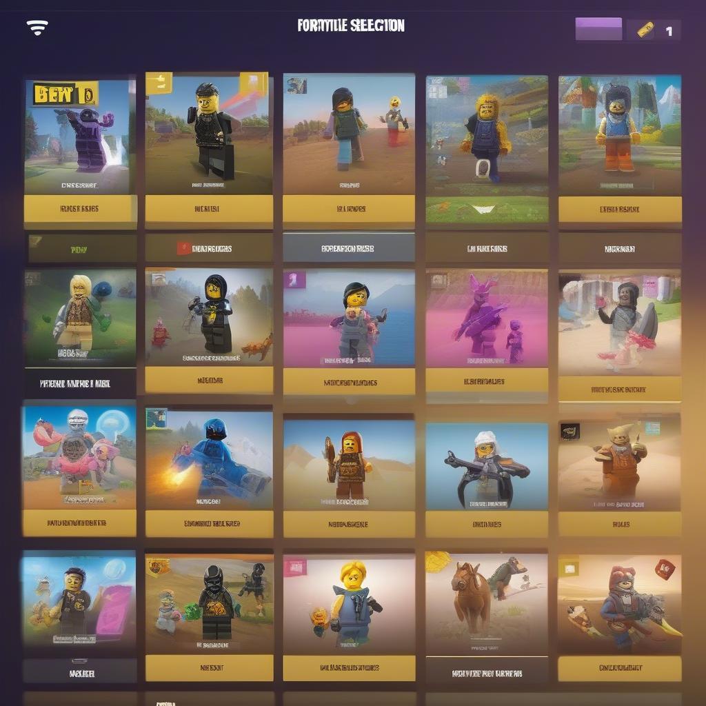 fortnite game mode selection menu