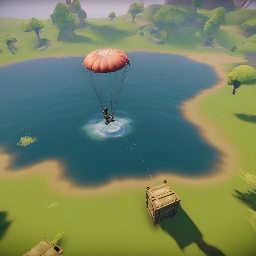 fortnite supply drop in water