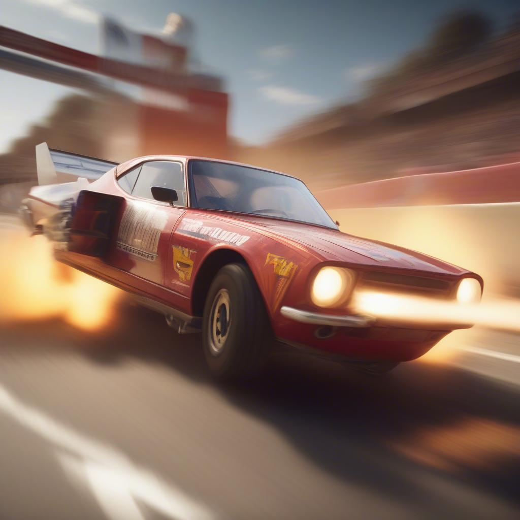 rocket racing gameplay drifting and boosting