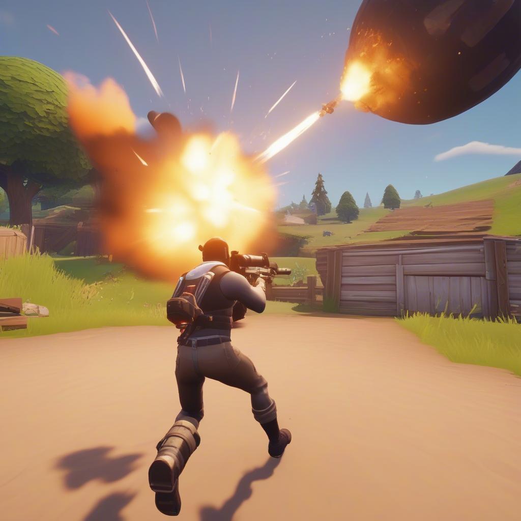 Fortnite Rocket Launcher Direct Hit