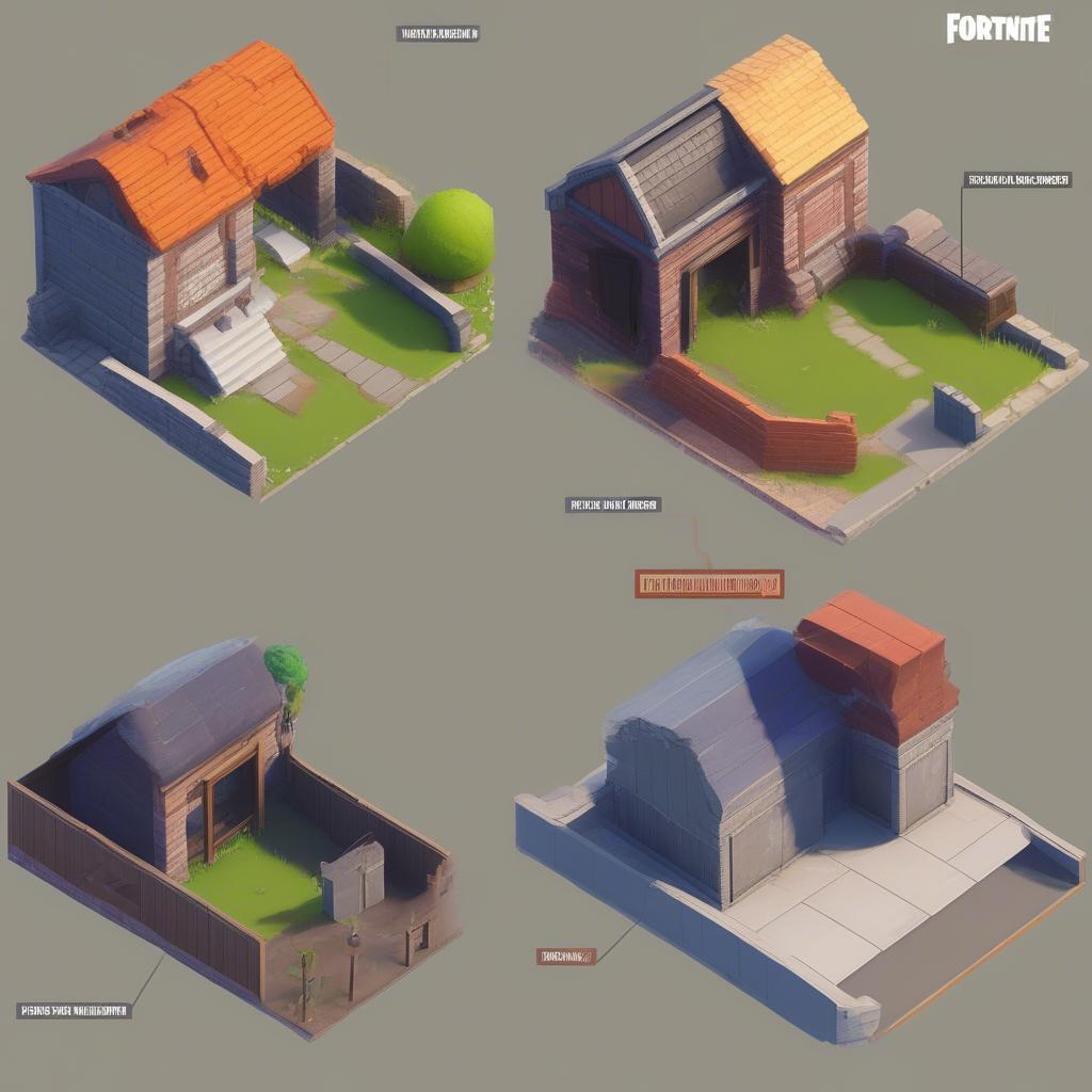 Fortnite Basic Building Structures: Walls, Floors, Ramps, and Roofs