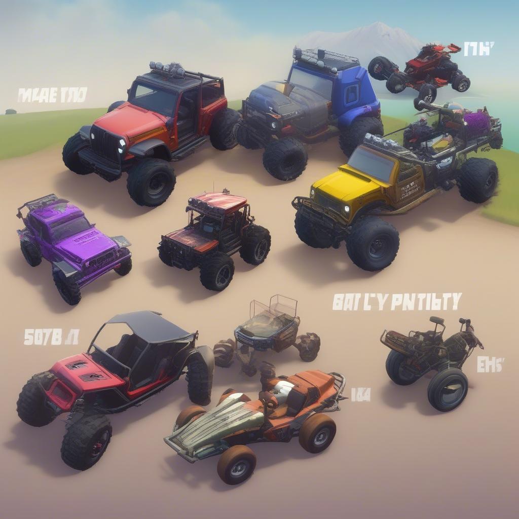 Choosing the right vehicle in Fortnite Racing