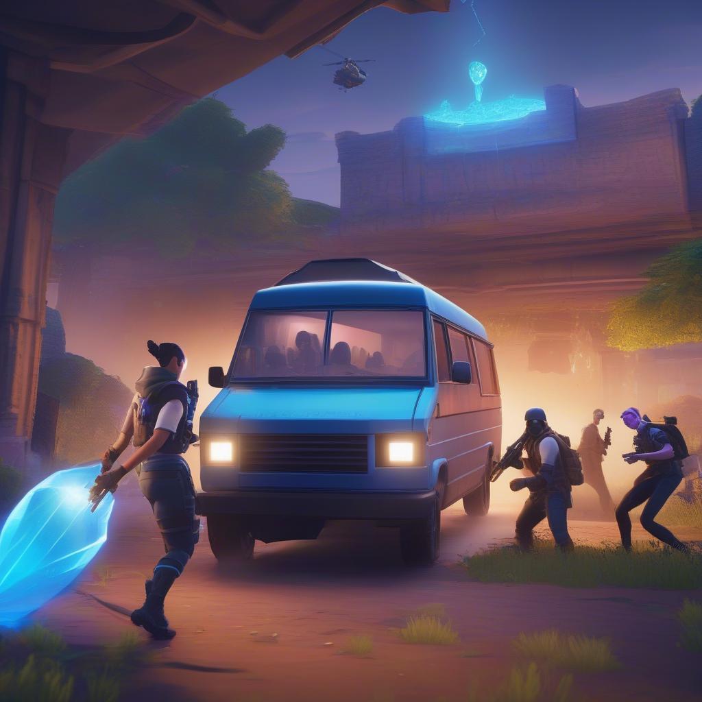 Fortnite getaway van escape sequence